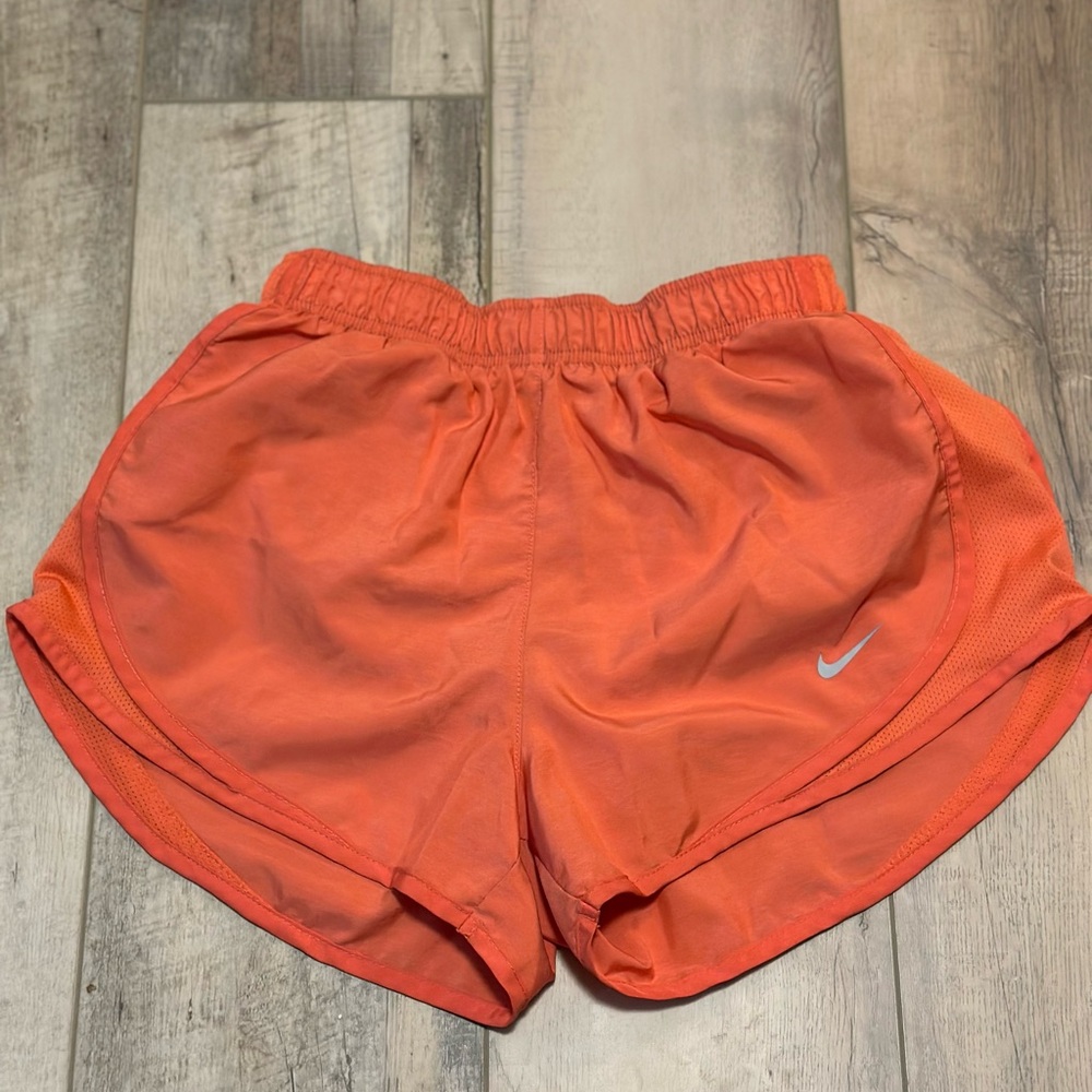Nike Women's Orange Athletic Shorts